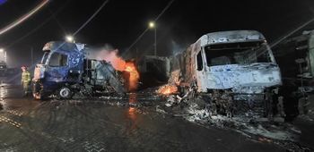 Pożar ciężarówek pod Gliwicami. Nowe ustalenia śledczych