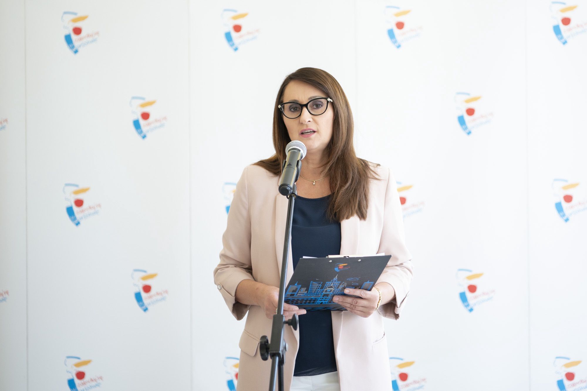 Briefing prasowy Renaty Kaznowskiej, zastępcy prezydenta Warszawy