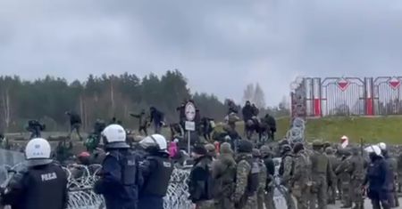 Kryzys na granicy. Kolejna grupa migrantów próbowała wedrzeć się do Polski