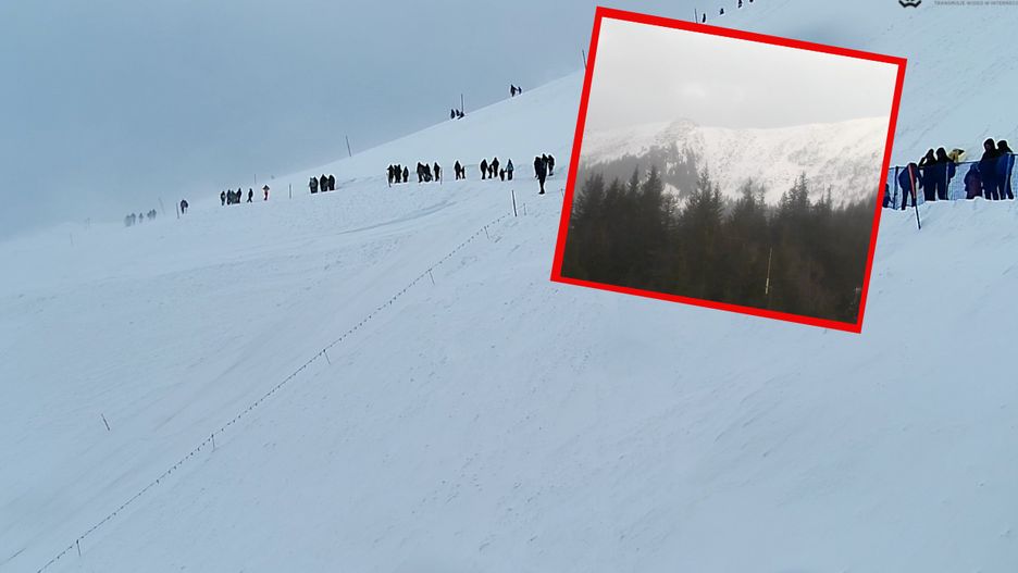 Trudne warunki pogodowe w Tatrach