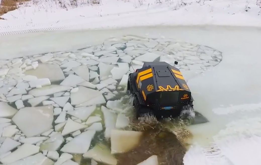 Sherp poradzi sobie z każdą przeszkodą terenową