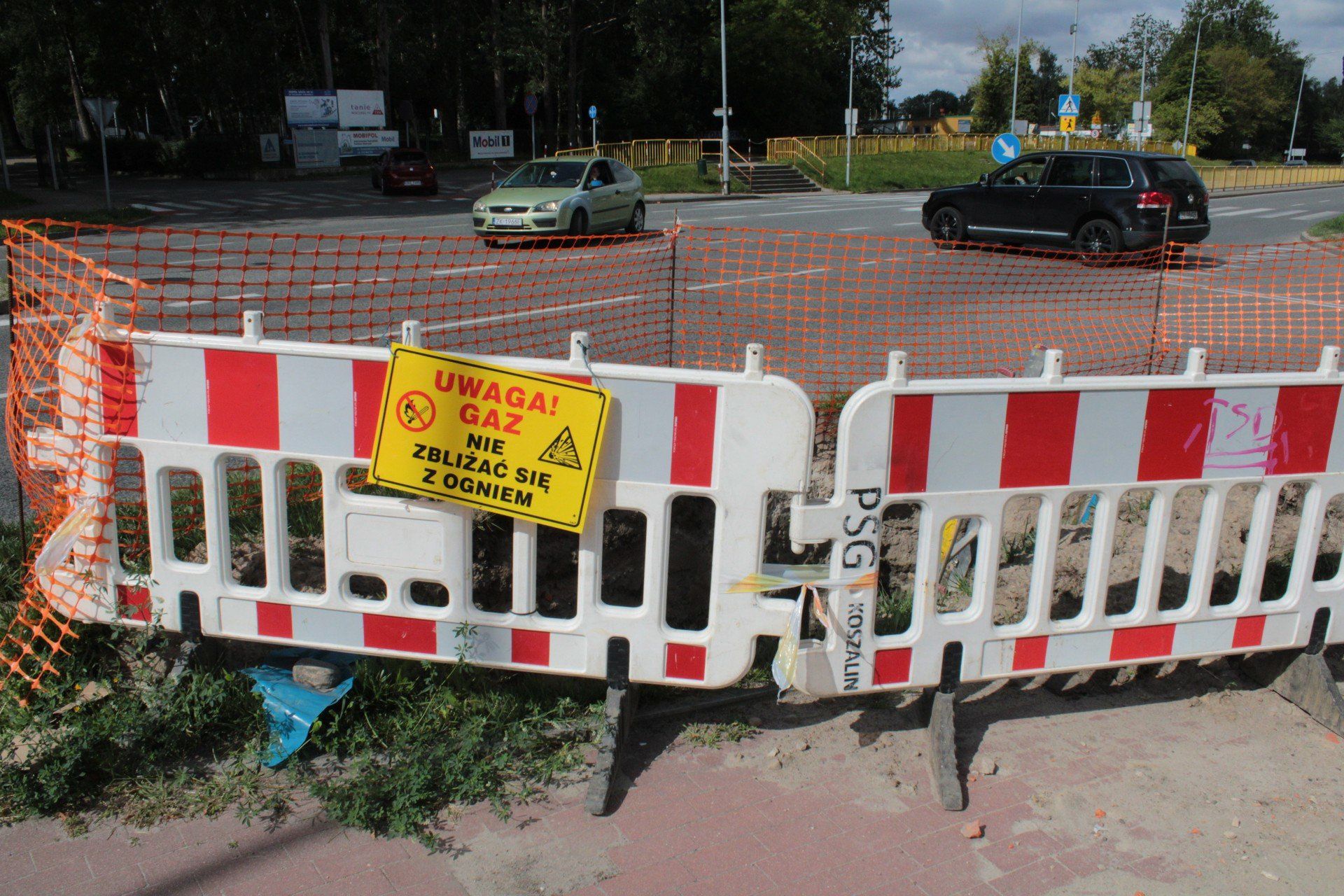 Utrudnienia na skrzyżowaniu ul. Gnieźnieńskiej i Orlej w Koszalinie