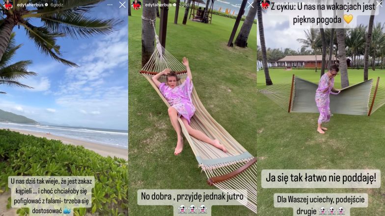 Edyta Herbuś relacjonuje wakacje z ukochanym
