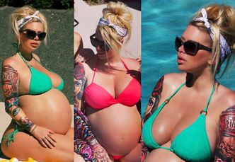 Jenna Jameson pokazuje wielki brzuch w bikini (FOTO)