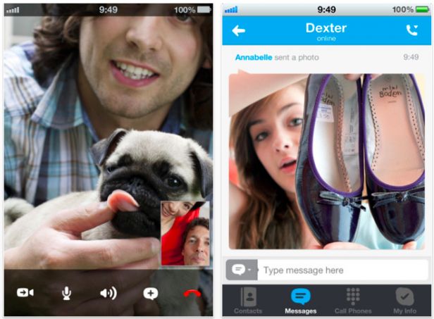 Skype 4.1 dla iOS z możliwością przesyłania obrazków
