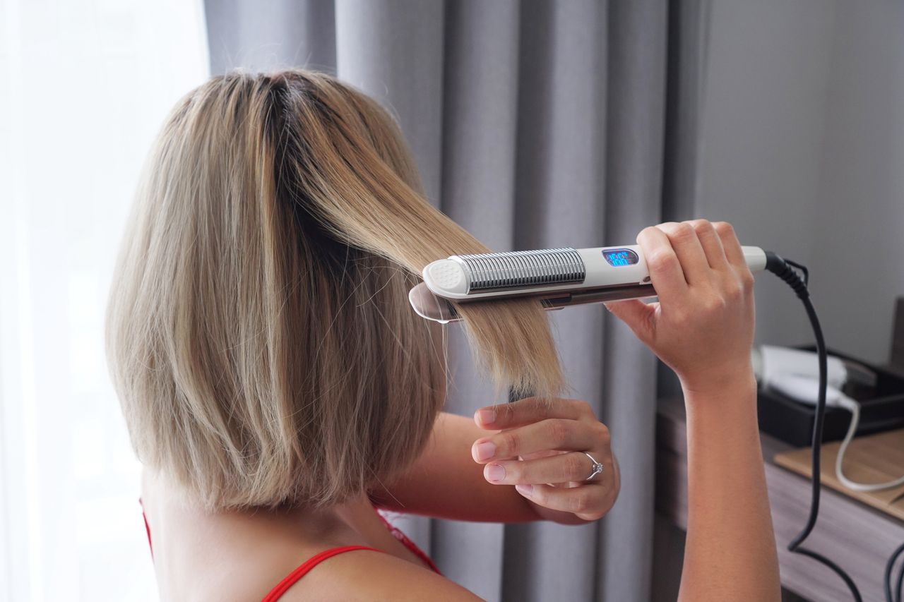 Steam straighteners: a potentially safer option for sleek, shiny hair