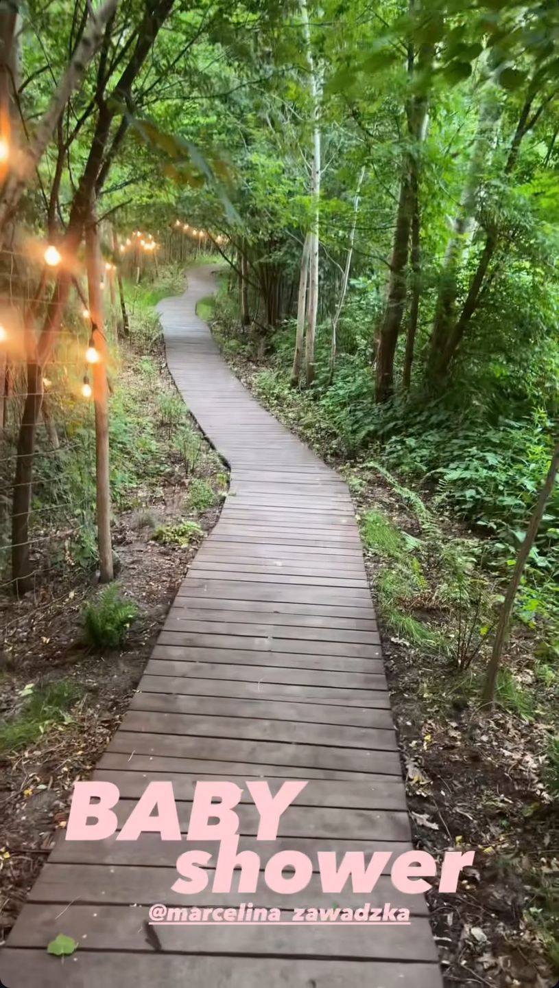Marcelina Zawadzka wyprawiła ogrodowe baby shower