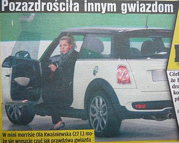 Kwaśniewska też kupiła Mini!