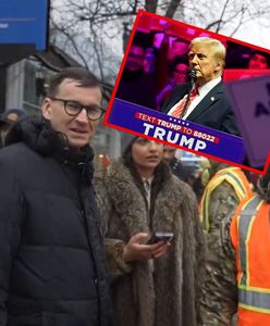 Zaskakujące nagranie z Morawieckim. Tak chciał wejść na wiec Trumpa