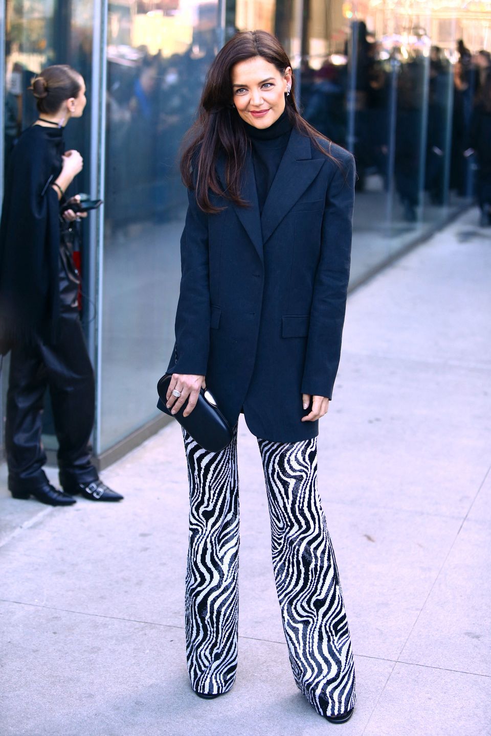 Katie Holmes na nowojorskim Fashion Week