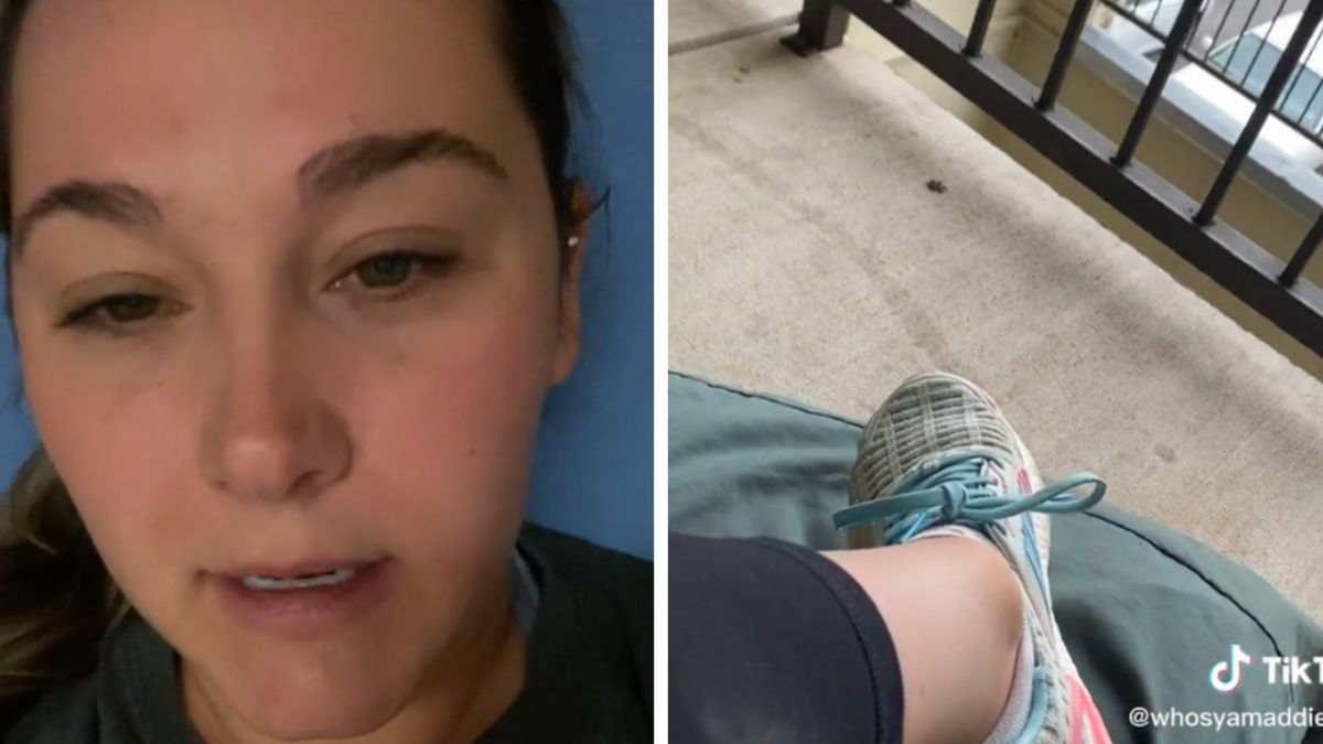 Dla Maddie wyprawa na siłownię zakończyła się niefortunnie