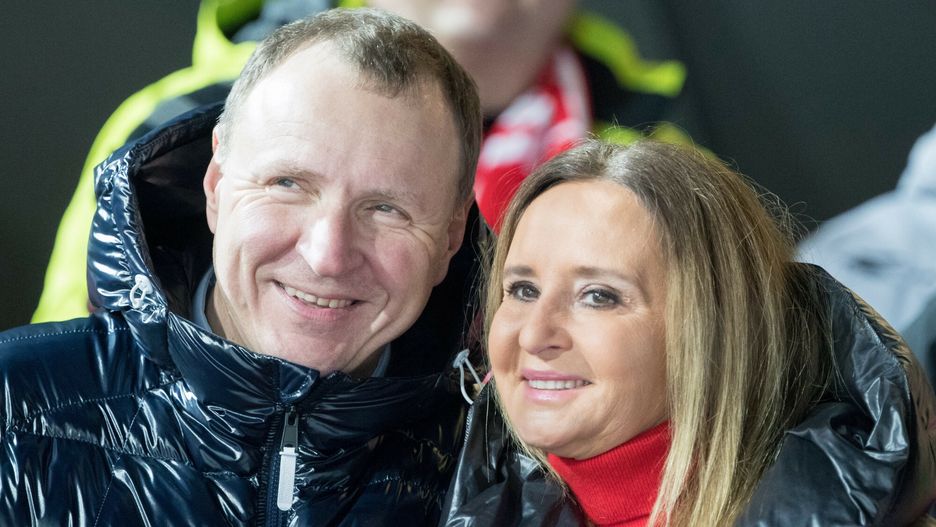 P? w skokach narciarskich w Zakopanem25.01.2020 Zakopane Puchar Swiata w skokach narciarskich w Zakopanem Konkurs druzynowy n/z Jacek Kurski, Joanna Klimek fot. Andrzej Iwanczuk/REPORTERAndrzej Iwanczuk/REPORTER