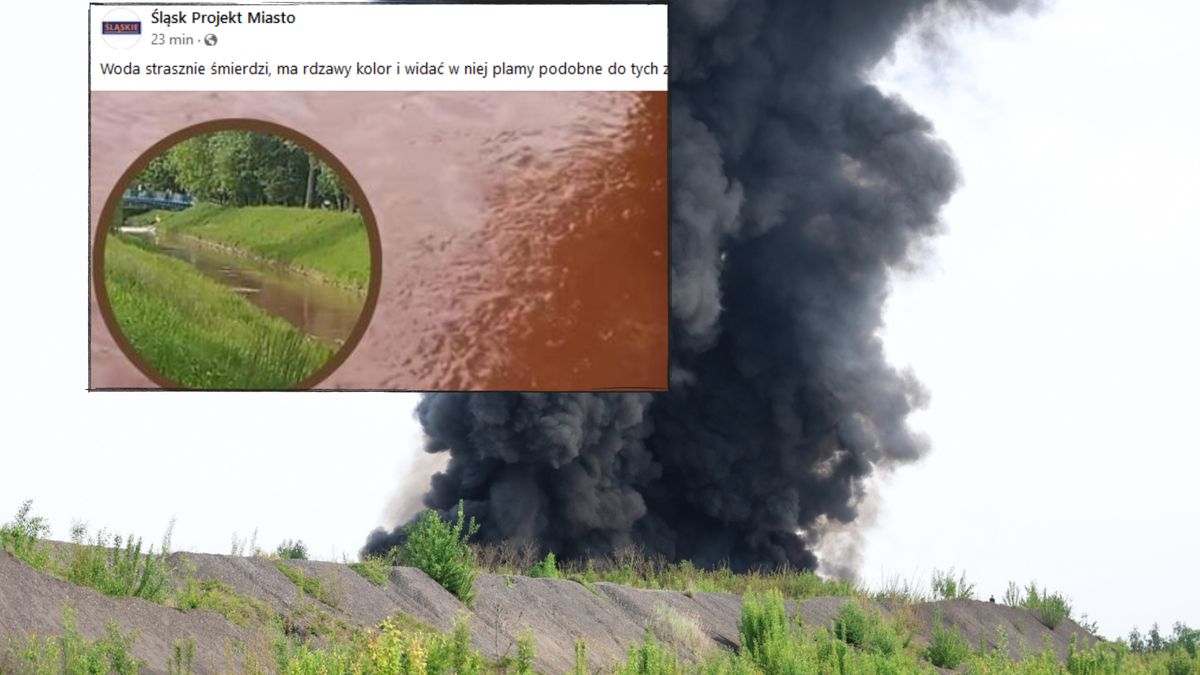 Rzeka wygląda co najmniej niepokojąco