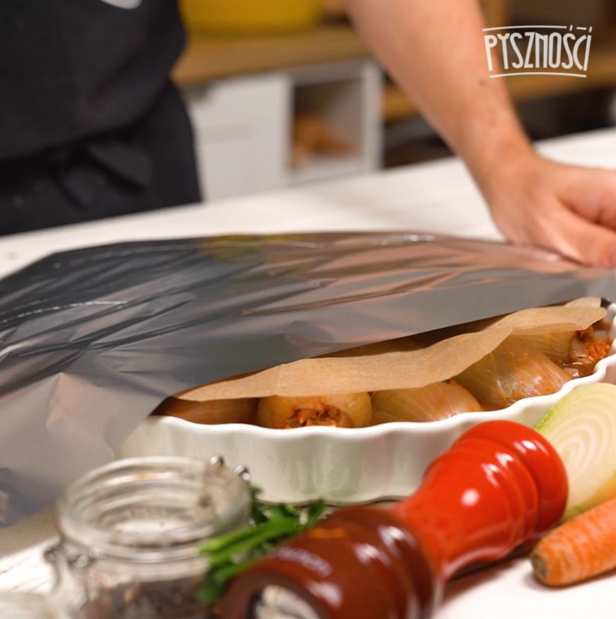 Wrapping a casserole