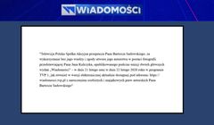 Strona "Wiadomości" TVP1 znów jest w internecie