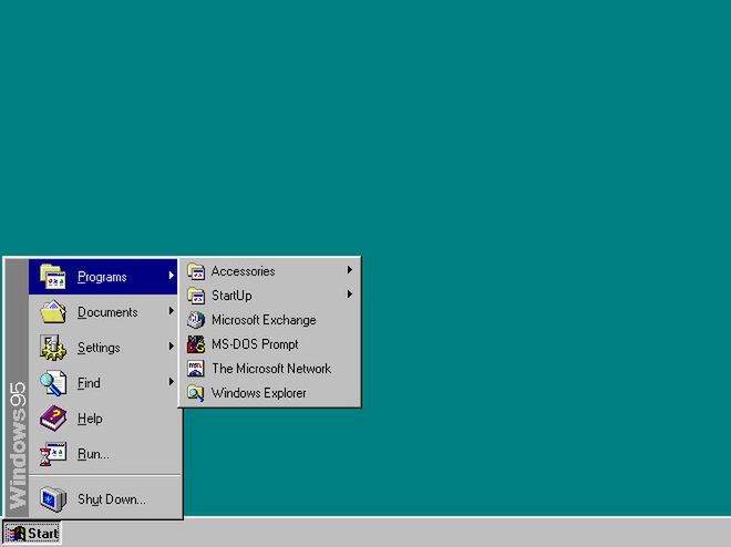 Windows 95 jest już pełnoletni!