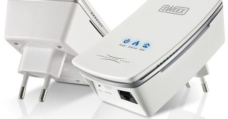 Adaptery Sweex Powerline - sieć przez gniazdko elektryczne