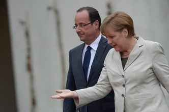 Spotkanie Merkel i Hollande'a. Przyjaźnie, ale bez konkretów