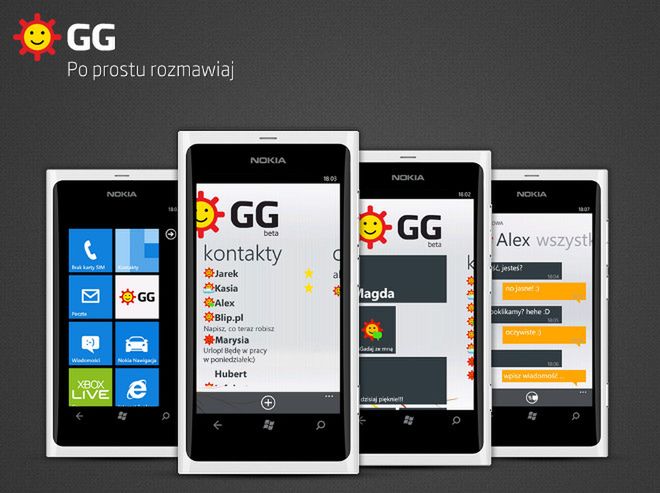 Mobilne GG na Windows Phone do pobrania
