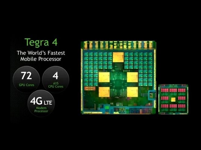 Nowa Nvidia Tegra 4 słabsza niż Apple A6X