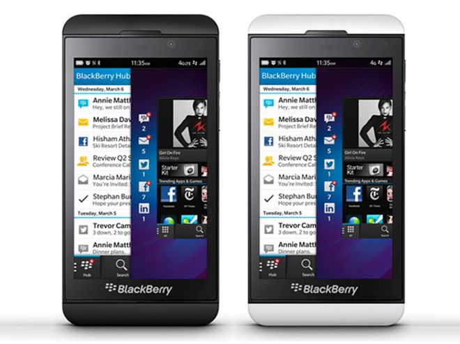 Sprzedaż BlackBerry 10 poniżej oczekiwań