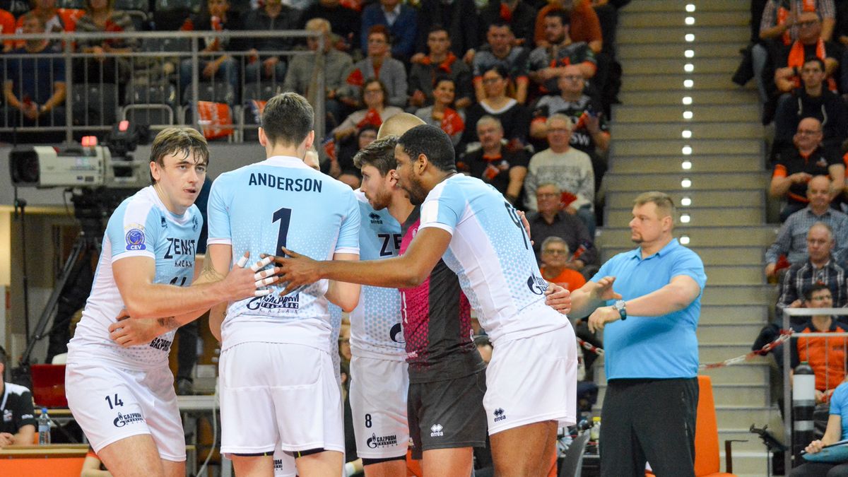 WP SportoweFakty / Roksana Bibiela / Na zdjęciu: siatkarze Zenitu Kazań