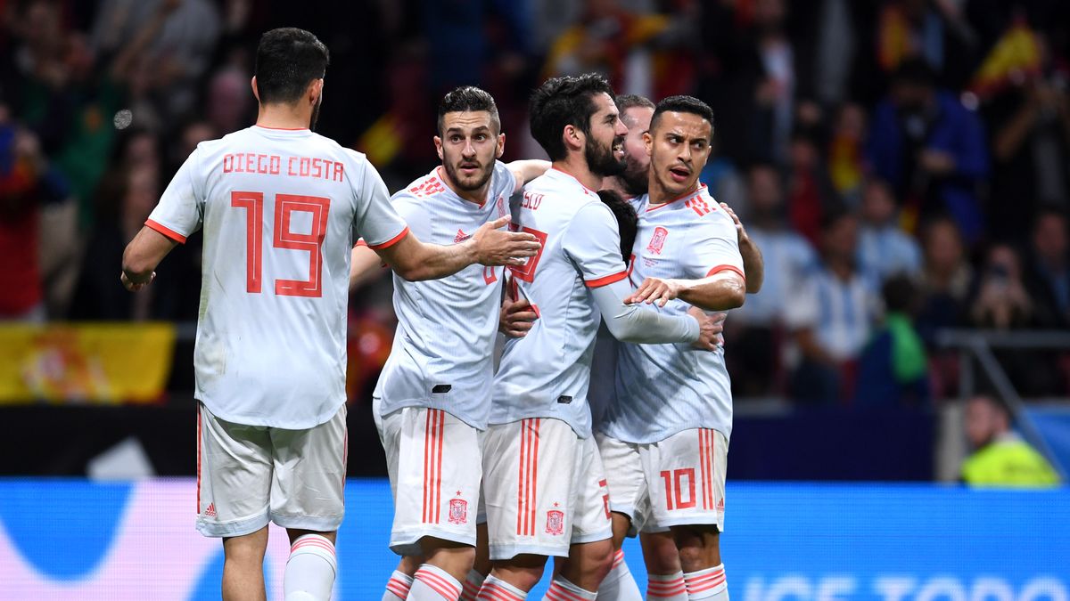 Zdjęcie okładkowe artykułu: Getty Images / David Ramos / Na zdjęciu: reprezentacja Hiszpanii
