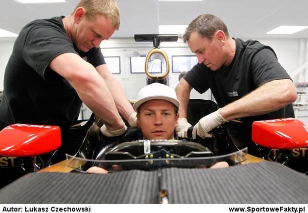 Raikkonen ma problemy z układem kierowniczym Lotusa