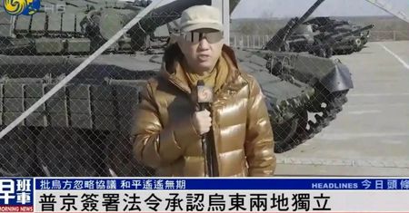 Wojna w Ukrainie. Raczej nie ma mowy o przypadku. Kim jest chiński dziennikarz jeżdżący z rosyjską armią?