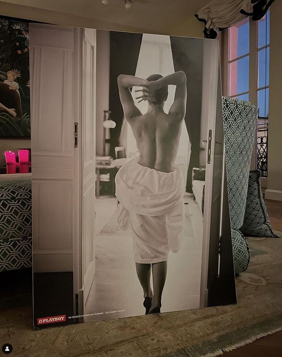 Katarzyna Warnke wystawiła na WOŚP swoje zdjęcie z "Playboya"