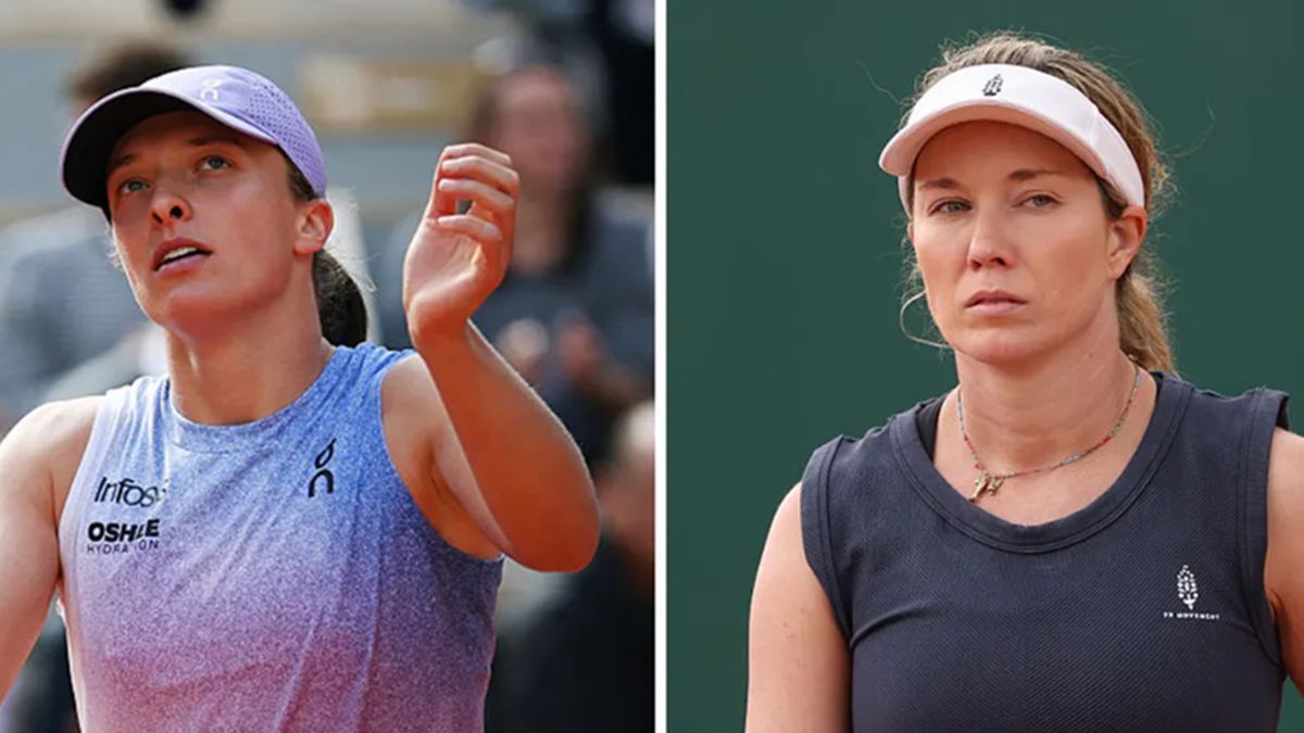 Getty Images / Ian MacNicol/Julian Finney / Na zdjęciu od lewej: Iga Świątek i Danielle Collins