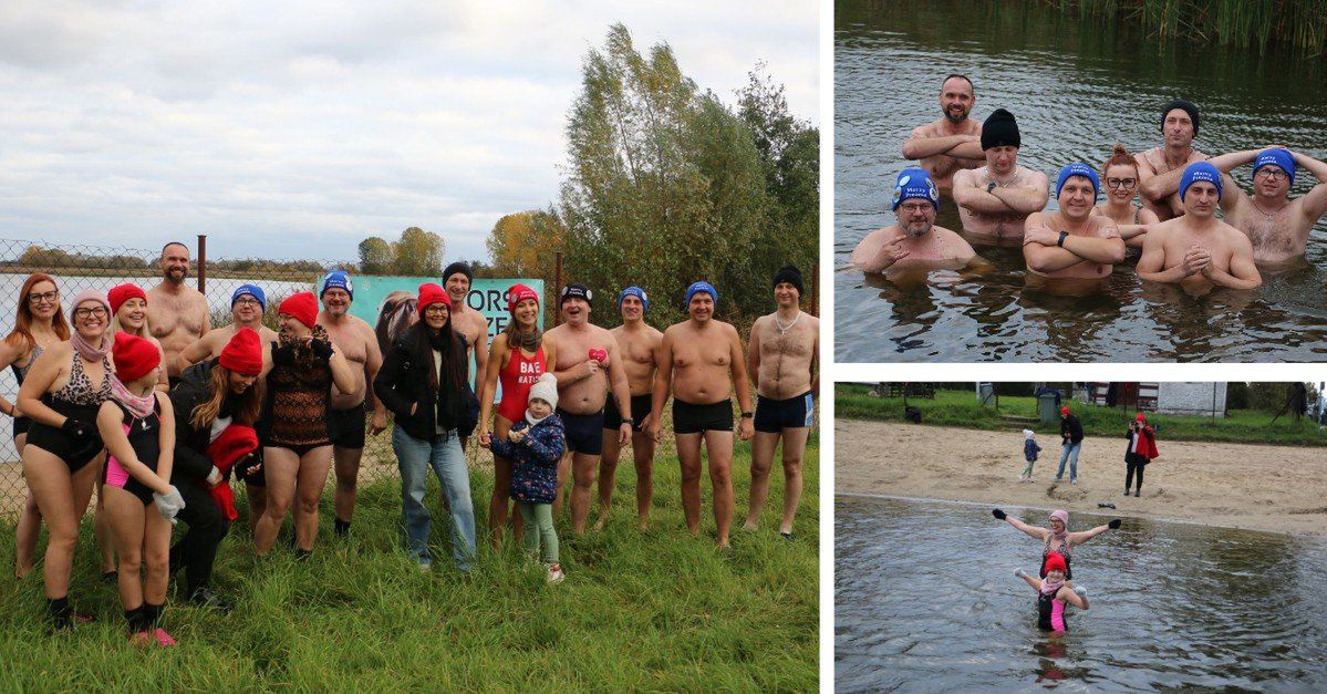 Ostrowąs: Morsy Prezesa rozpoczęły nowy sezon zimnych kąpieli