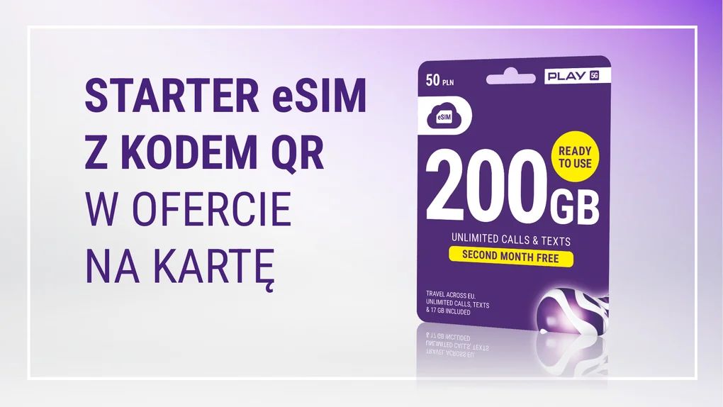 Play ma nowy starter eSIM za 50 zł