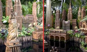 200 miniatur z kory i liści. Oto monumentalna wystawa w Nowym Jorku