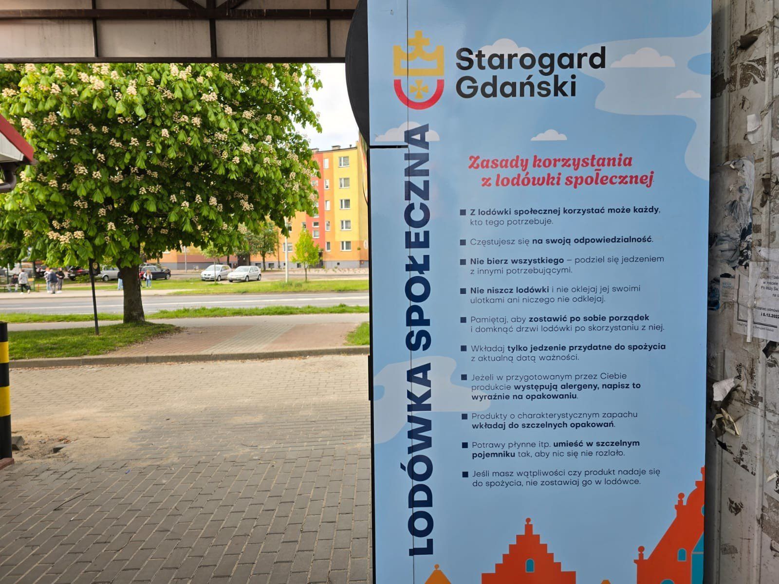 Lodówki społeczne znajdują się w Tczewie i Starogardzie Gdańskim