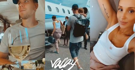 Zmęczona pracą Marina pozdrawia z pokładu prywatnego samolotu i udaje się na upragnione wakacje (ZDJĘCIA)