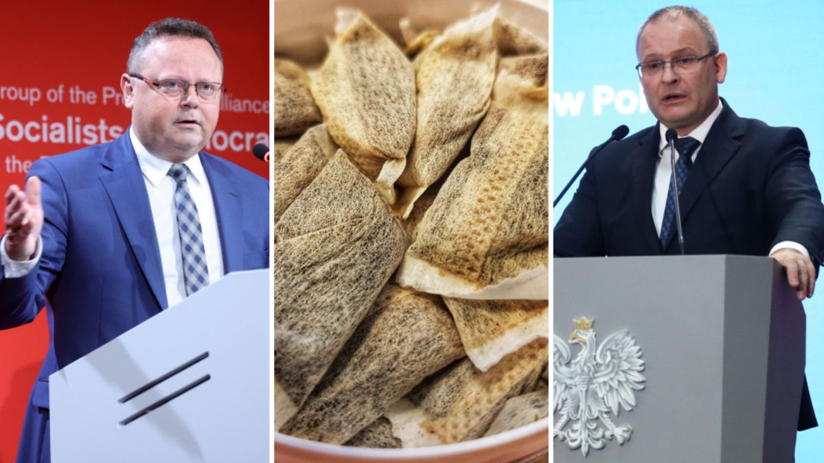 Saszetki z nikotyną mogą w Polsce kupić także nieletni. Na zdjęciu poseł Lewicy Andrzej Szejna (z lewej) i wiceminister zdrowia Maciej Miłkowski 