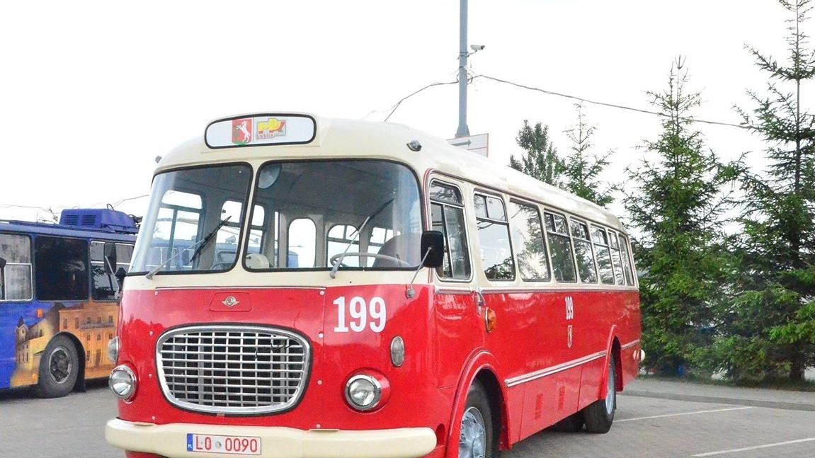Zabytkowy autobus "Gutek" należący do MPK Lublin