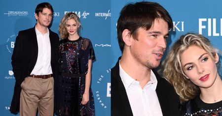 Dawno niewidziany Josh Hartnett pozuje z partnerką na ściance