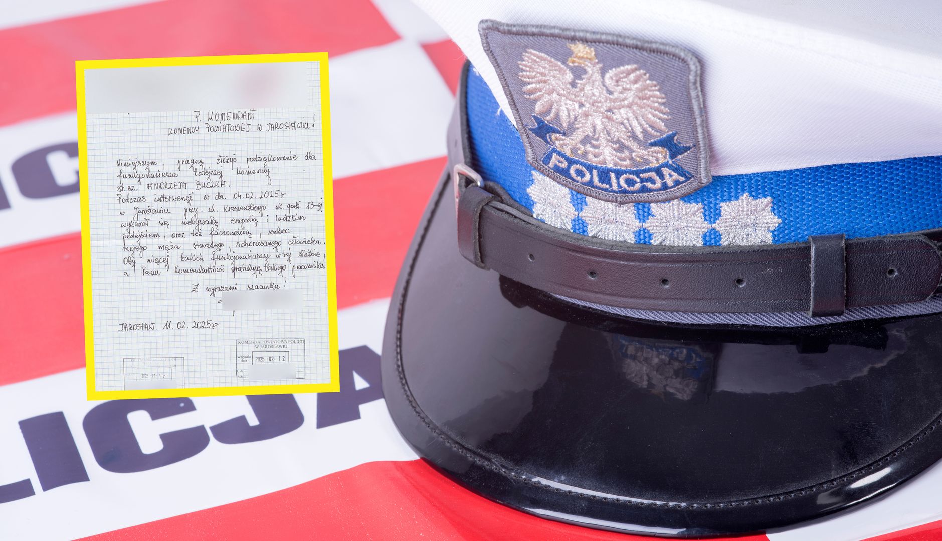 Policjant nałożył mandat. Krótko później dostał taki list