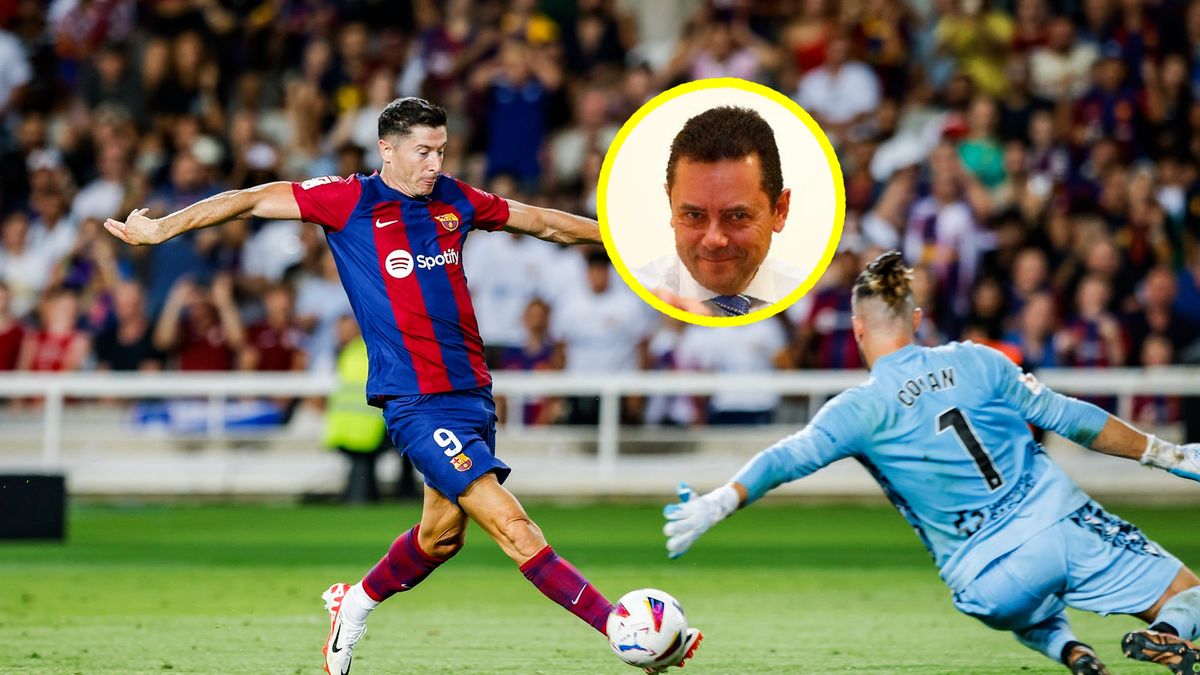 Getty Images / Gongora / NurPhoto / Twitter / oficjalny profil Tomasa Roncero / Robert Lewandowski i Tomas Roncero (w kółku)