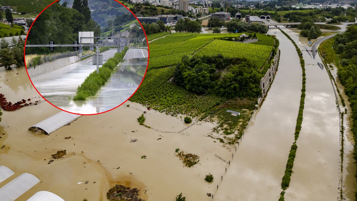 Przez Szwajcarię przechodzą silne ulewy. Nie brakuje ofiar 