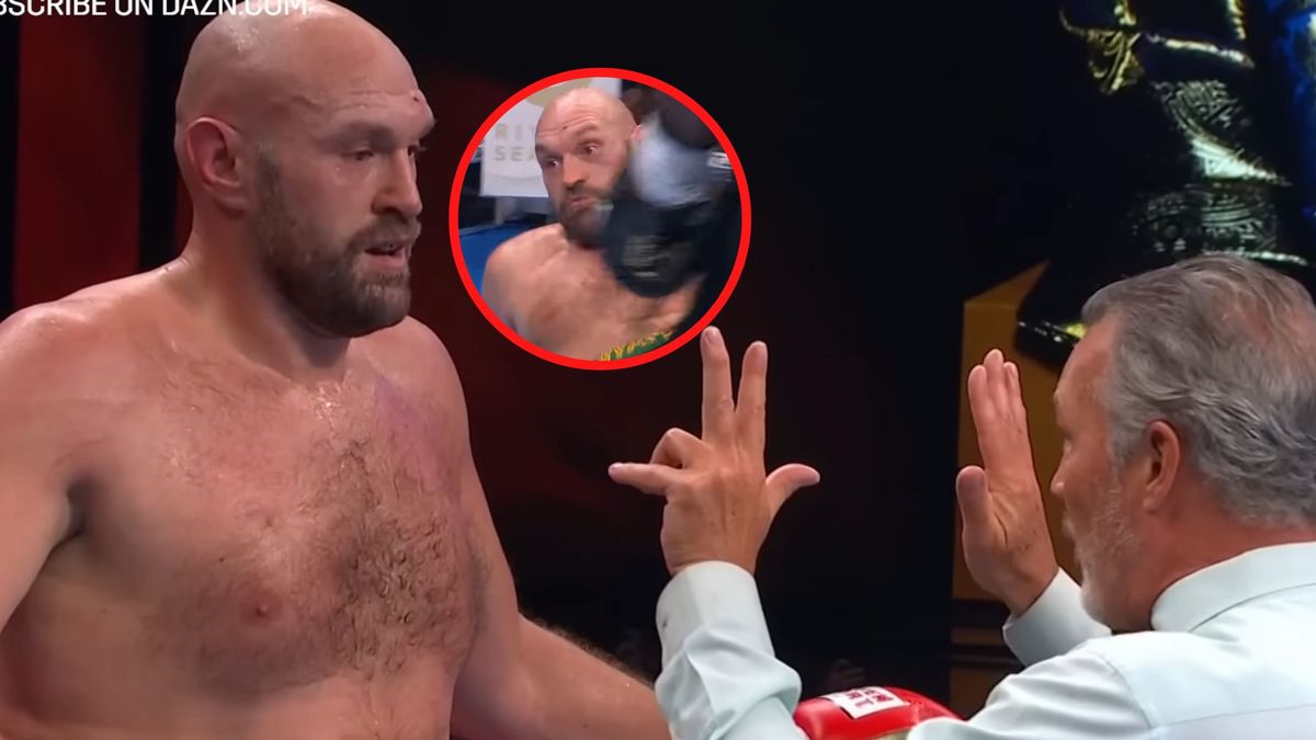 Zdjęcie okładkowe artykułu: YouTube / DAZN / Na zdjęciu: Tyson Fury