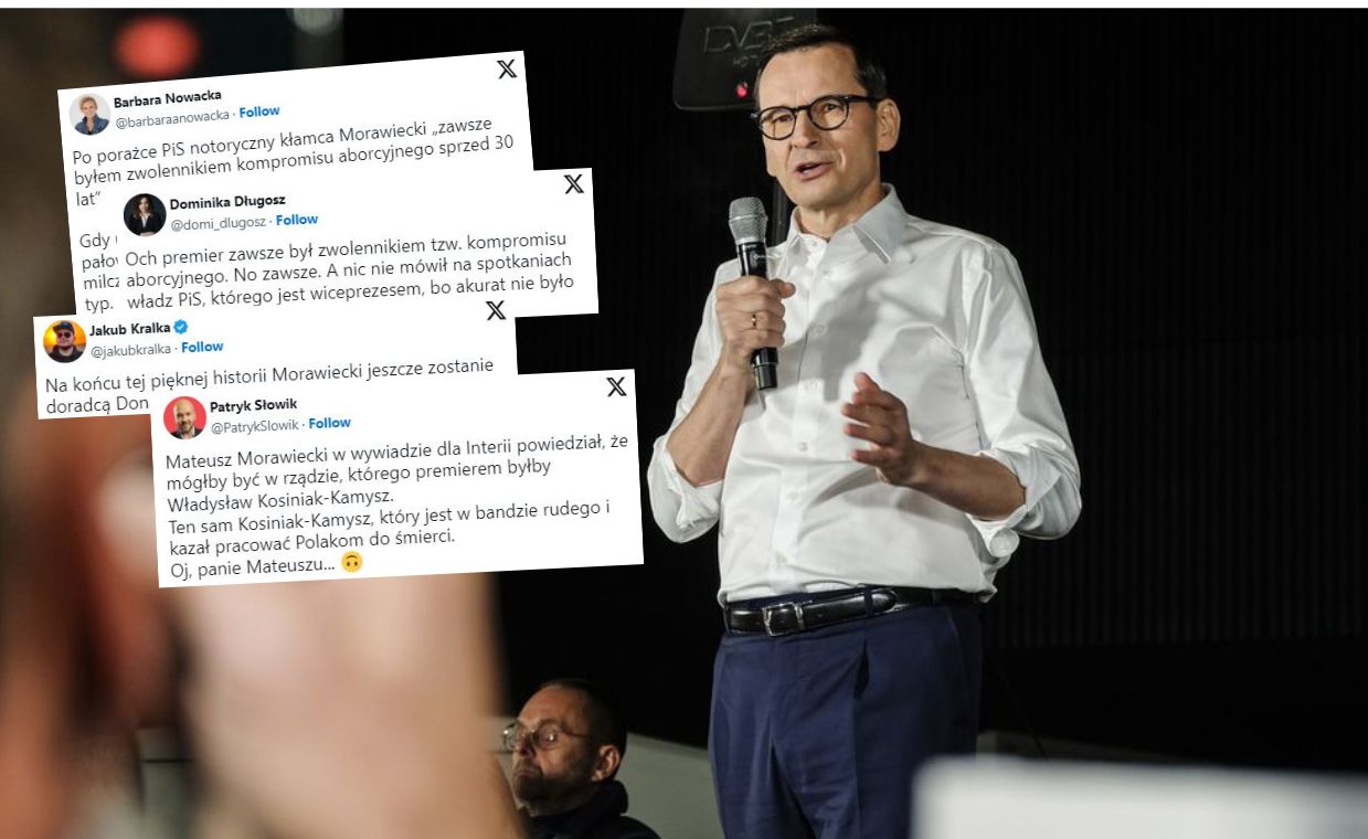 "Oj, panie Mateuszu...". Lawina komentarzy po wyznaniu Morawieckiego