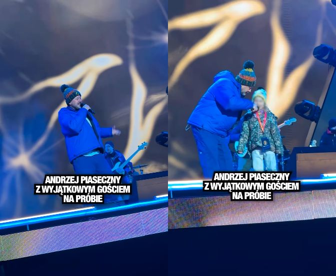 Wyjątkowy gość na próbie Piaska przed "Sylwestrem z Dwójką"