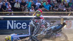 Upadek Damiana Michalskiego i Mateusza Łukaszewskiego w Ostrowie