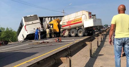Wypadek w Rosji. Autobus z poborowymi stoczył się do rowu
