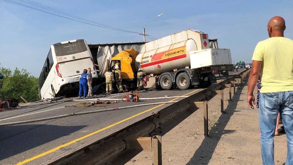 Na zdjęciu miejsce wypadku