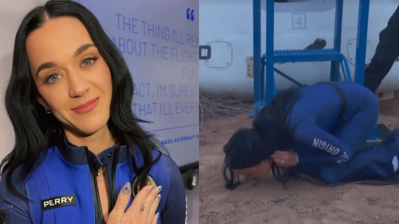 Katy Perry była cała w emocjach po odbyciu lotu w kosmos