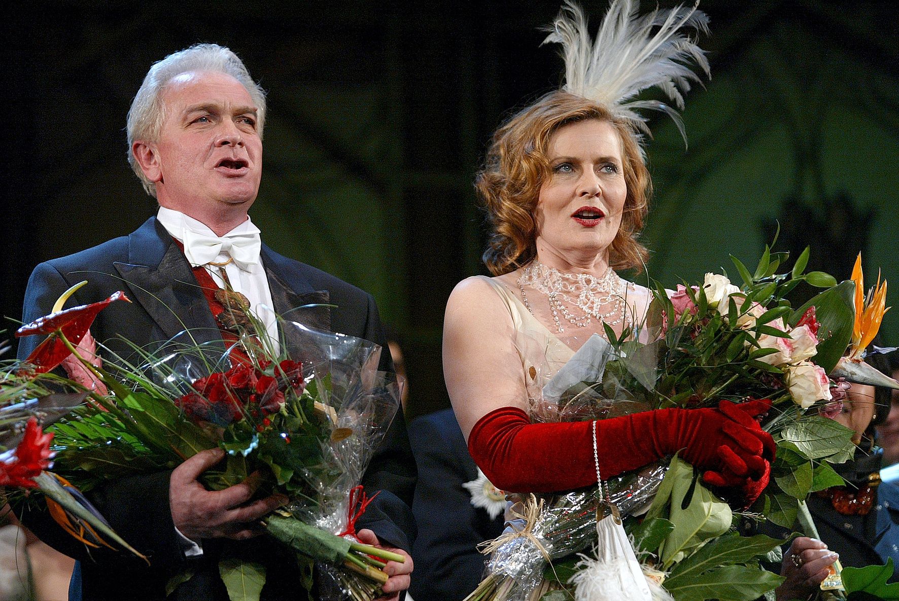 Marek Barbasiewicz i Grażyna  Szapołowska w Teatrze Polskim, 2006 r.